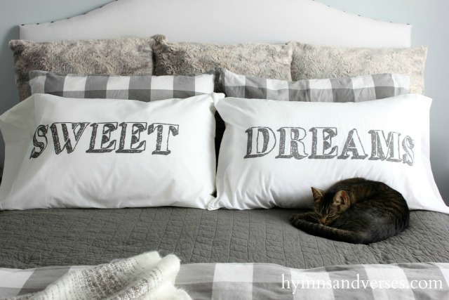 Sweet Dreams pillowcases kellyelko.com