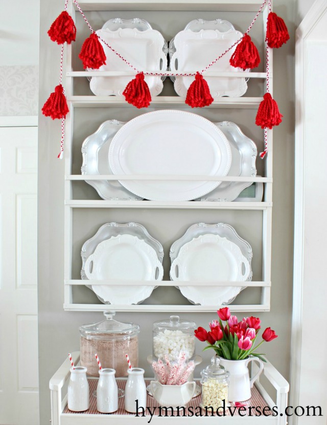 Love this DIY plate rack kellyelko.com