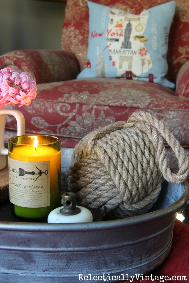 Love this wine bottle candle - it smells amazing! kellyelko.com