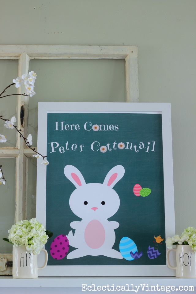 Free Easter Bunny Printables - Clean and Scentsible