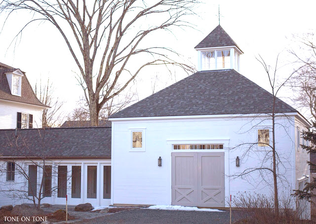 Historic barn attached to a beautiful coastal home eclectiallyvintage.com