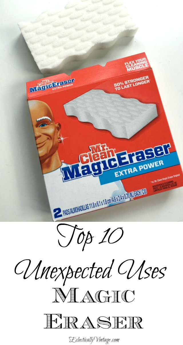 Top 10 Magic Eraser Uses - from bathrooms to kitchens to cars to clothes and more! kellyelko.com