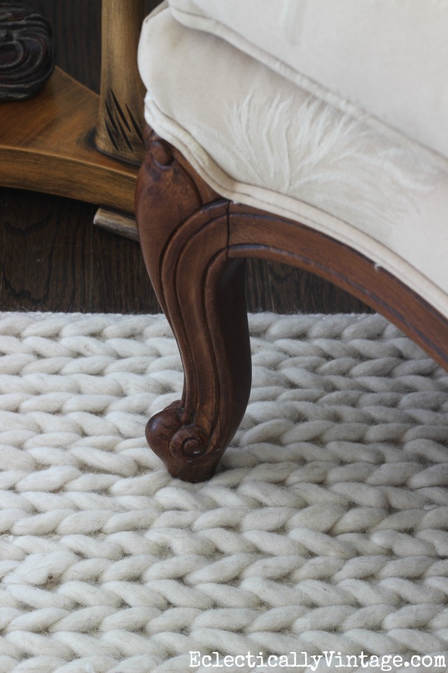 Love the texture of this neutral wool rug kellyelko.com