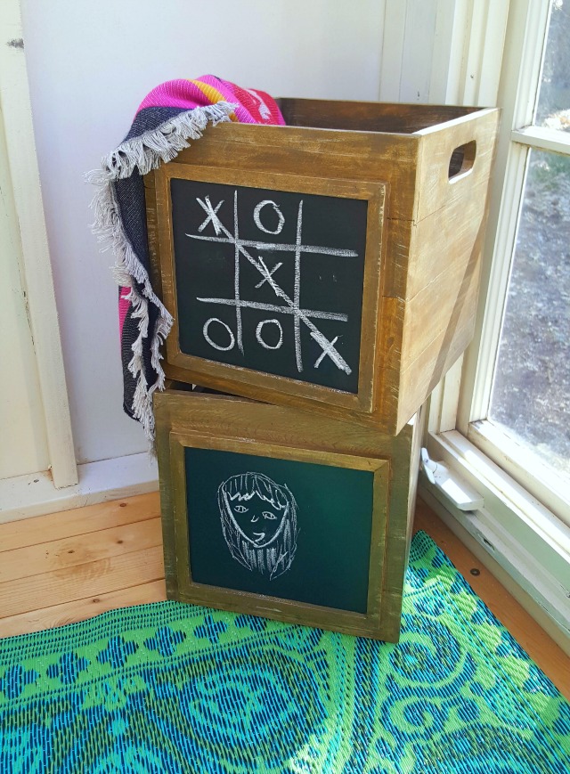 Chalkboard crates kellyelko.com