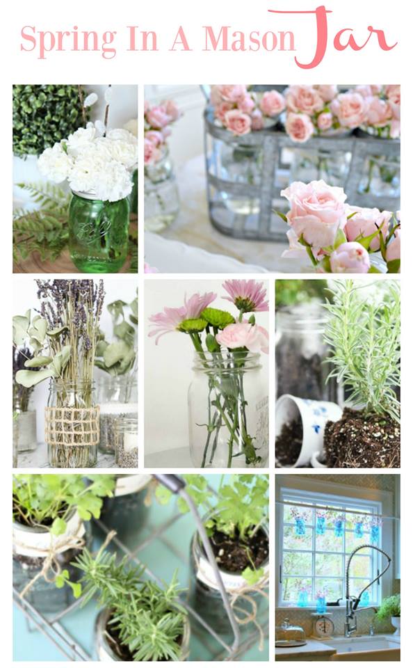 Fun spring decorating ideas using mason jars kellyelko.com