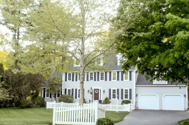Classic gray colonial - great curb appeal kellyelko.com
