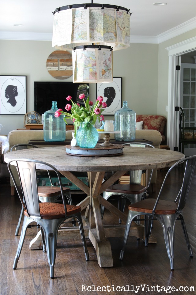 Rustic Wood Dining Table