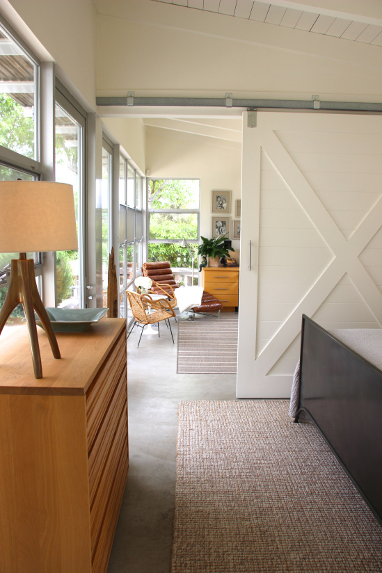 Sliding barn doors in the bedroom kellyelko.com