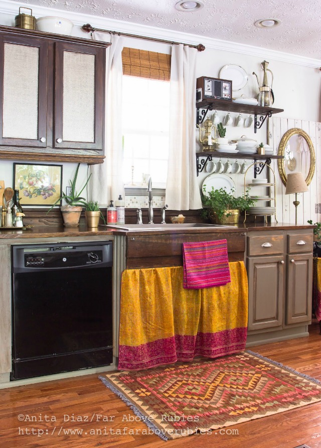 Love this kitchen and the 150 year old antique wood countertops kellyelko.com