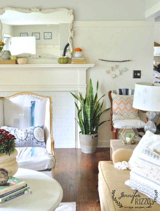 Boho Living Room - love the mix of color and pattern kellyelko.com