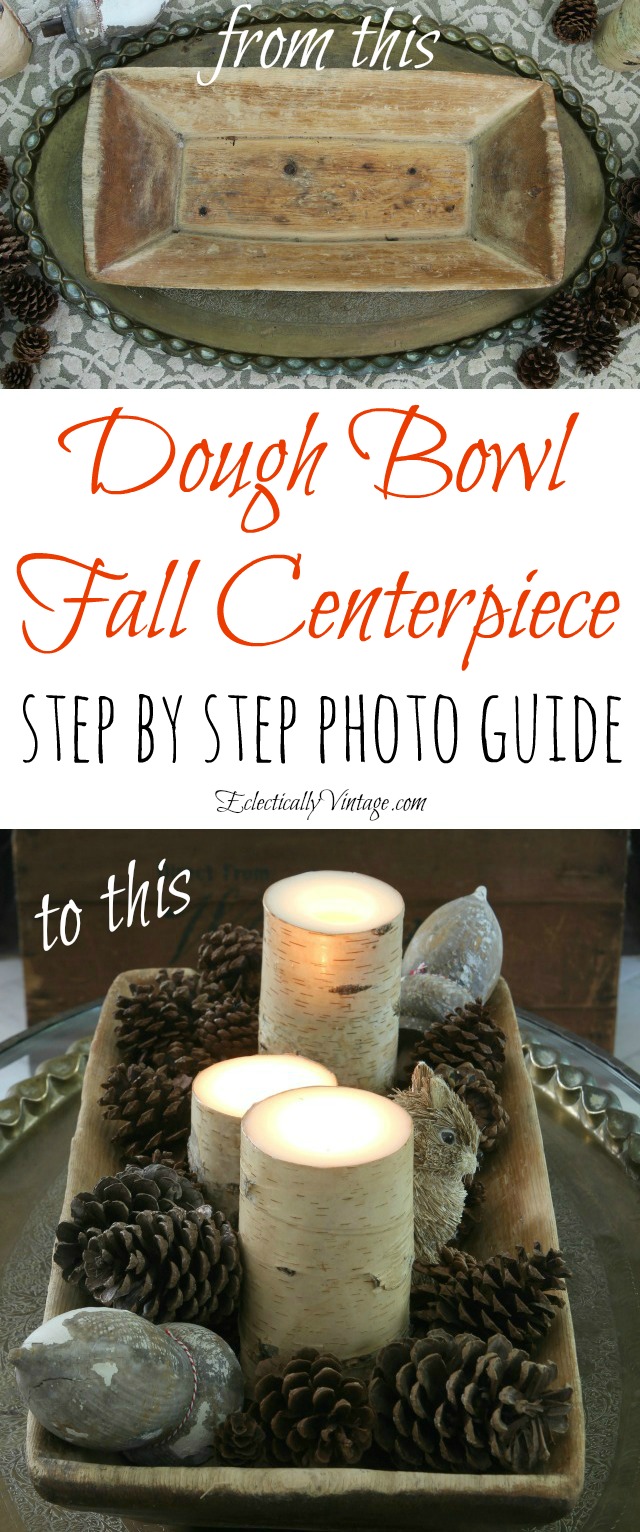 How to Create a Fall Dough Bowl Centerpiece