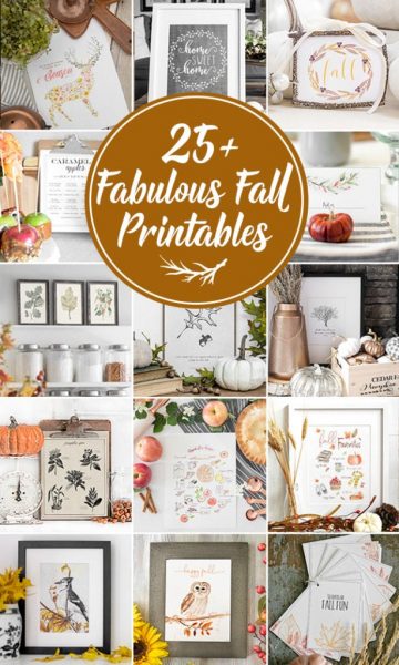 Fall Farmhouse Chalkboard Art Printable - Kelly Elko