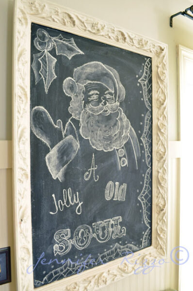 Christmas Chalkboard Art - Kelly Elko