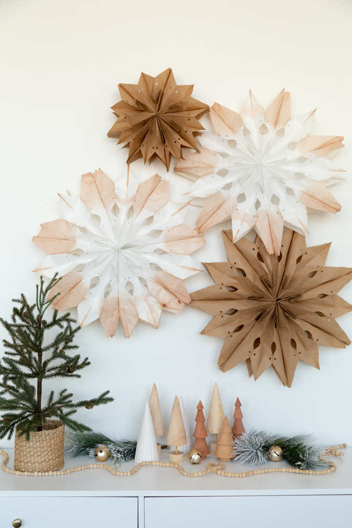 Easy and Fun Paper Bag Snowflakes From Lunch Bags - Jennifer Rizzo